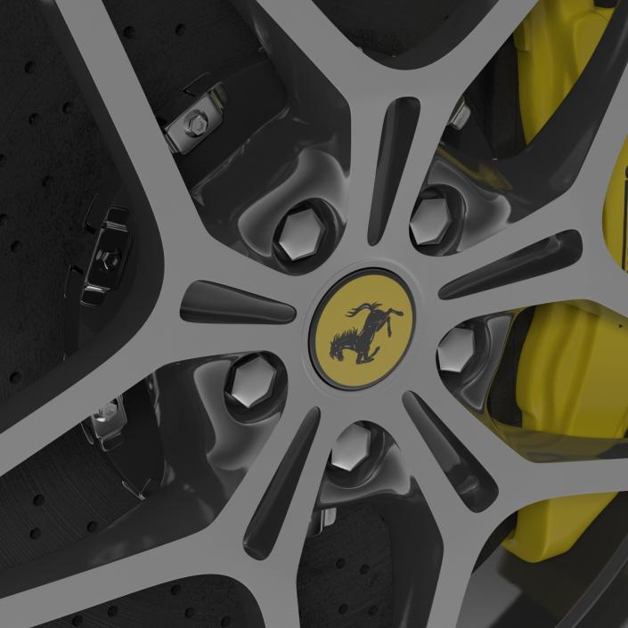 3D Ferrari Wheel model