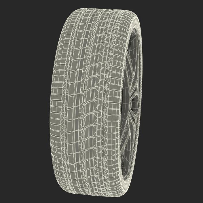 3D Ferrari Wheel model