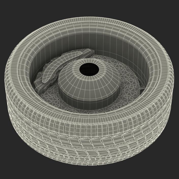 3D Ferrari Wheel model