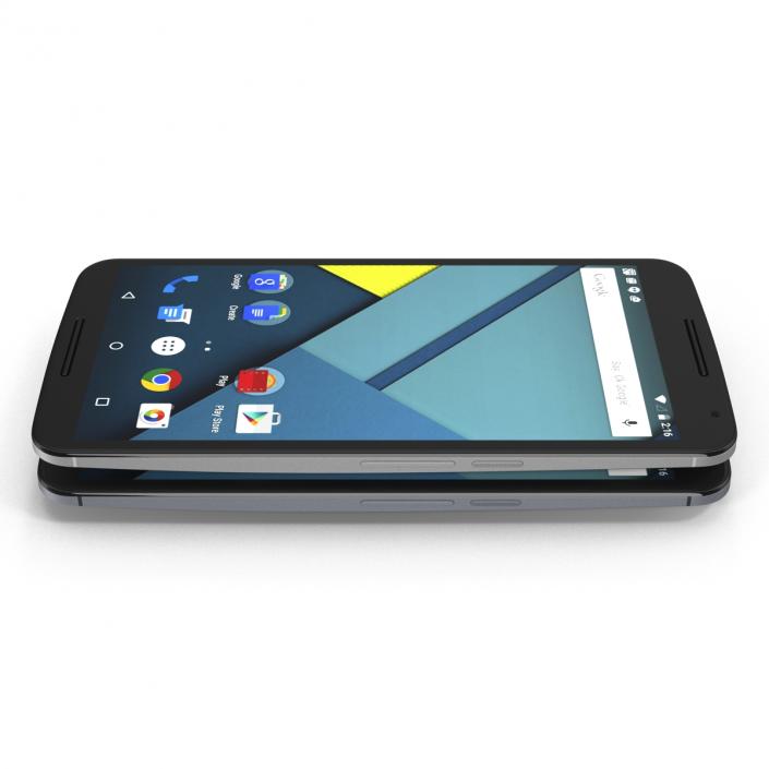 3D Google Nexus 6 Set model