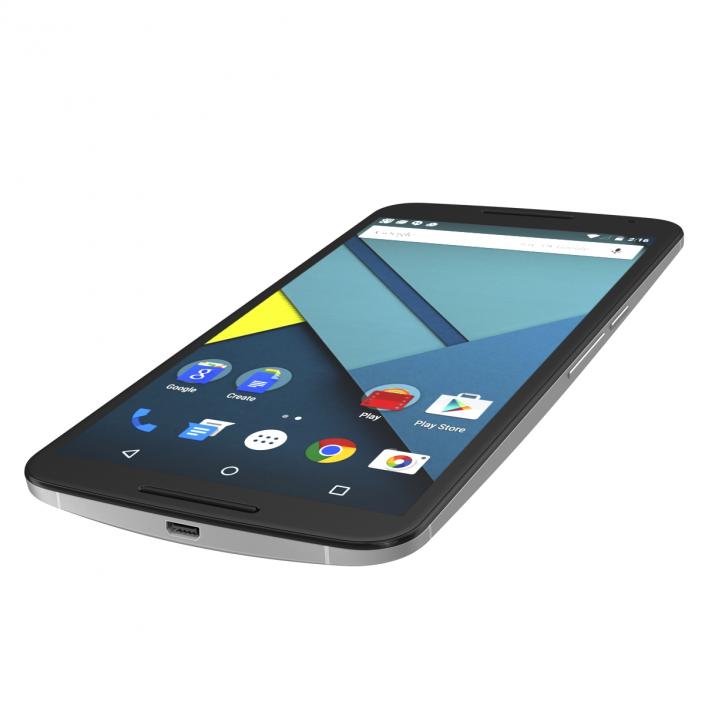 3D Google Nexus 6 Set model