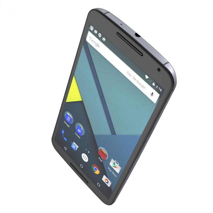 3D Google Nexus 6 Set model