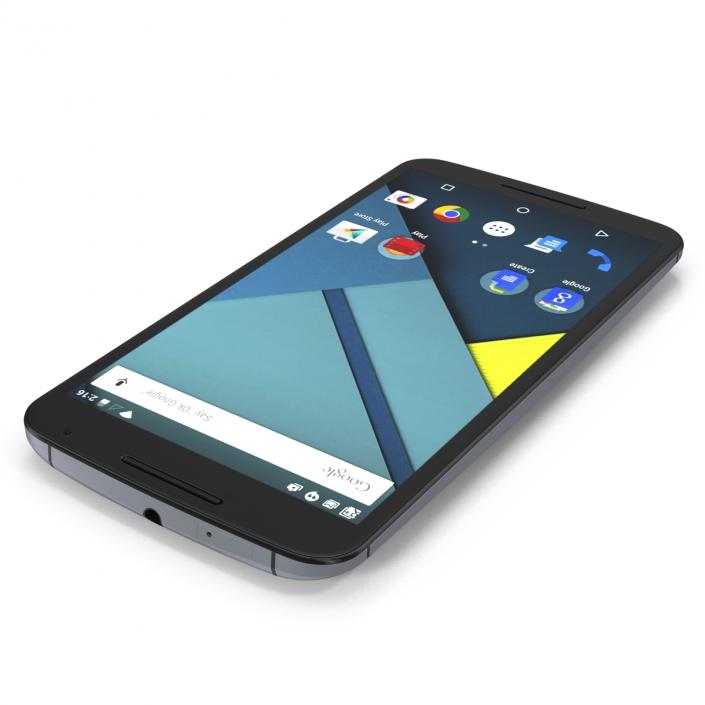 3D Google Nexus 6 Set model