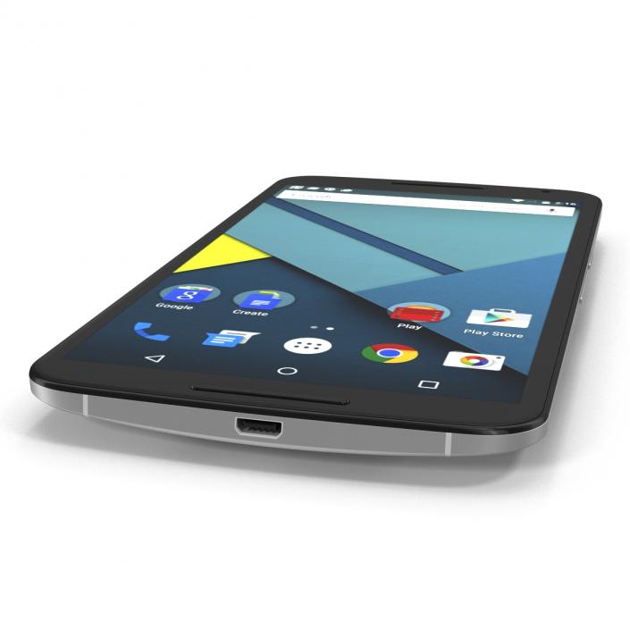 3D Google Nexus 6 Set model