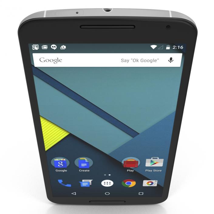 3D Google Nexus 6 Set model