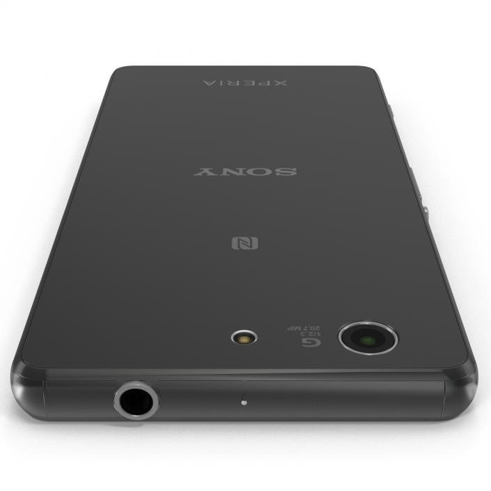 3D Sony Xperia Z3 Compact Black model