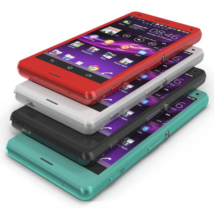 3D Sony Xperia Z3 Compact Set