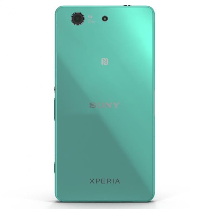 Sony Xperia Z3 Compact Turquoise 3D