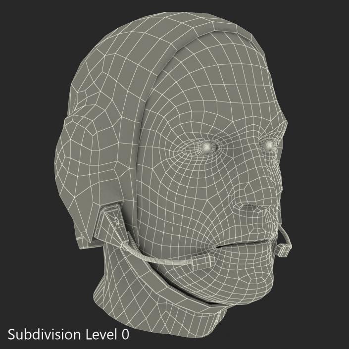 Astronaut Head 3D model