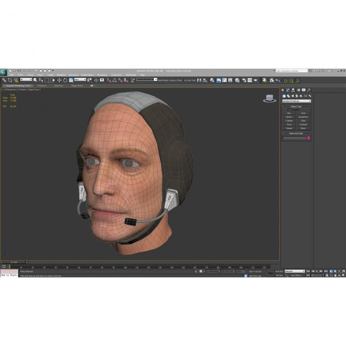 Astronaut Head 3D model