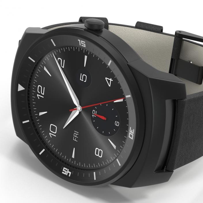 LG G Watch R 3 3D model