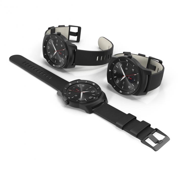 3D LG G Watch R Set