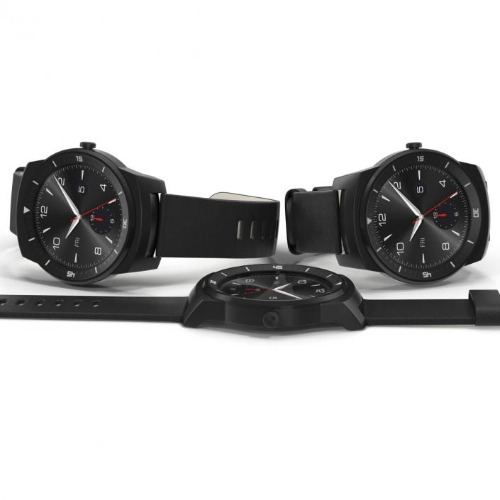 3D LG G Watch R Set