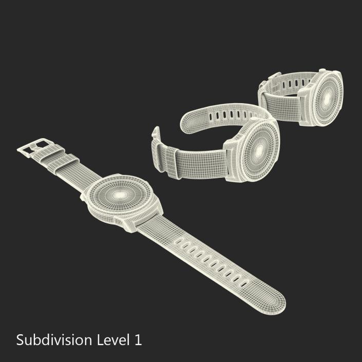 3D LG G Watch R Set