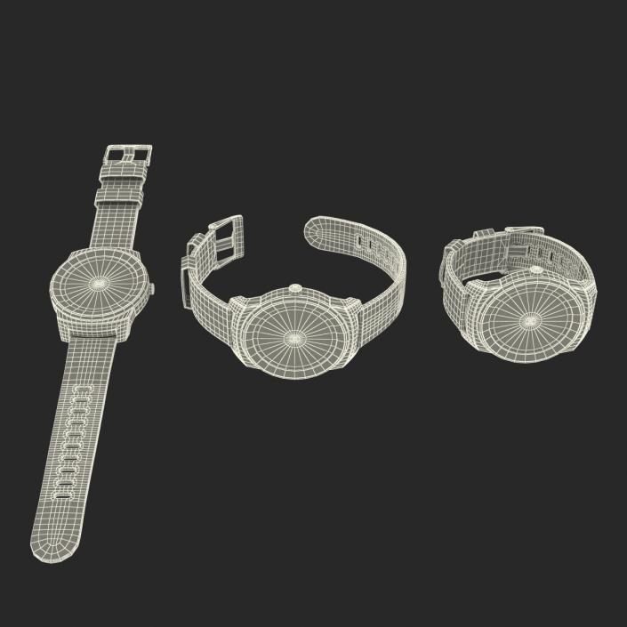 3D LG G Watch R Set