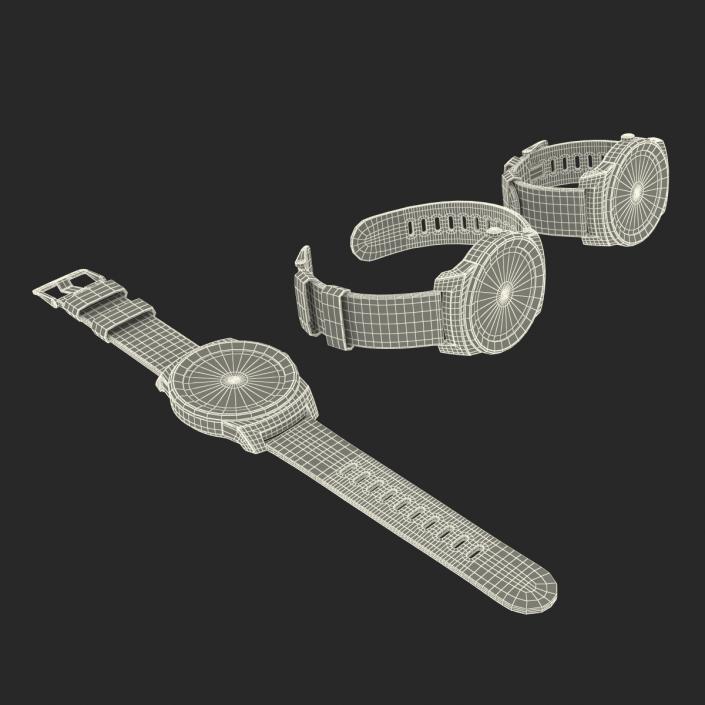 3D LG G Watch R Set