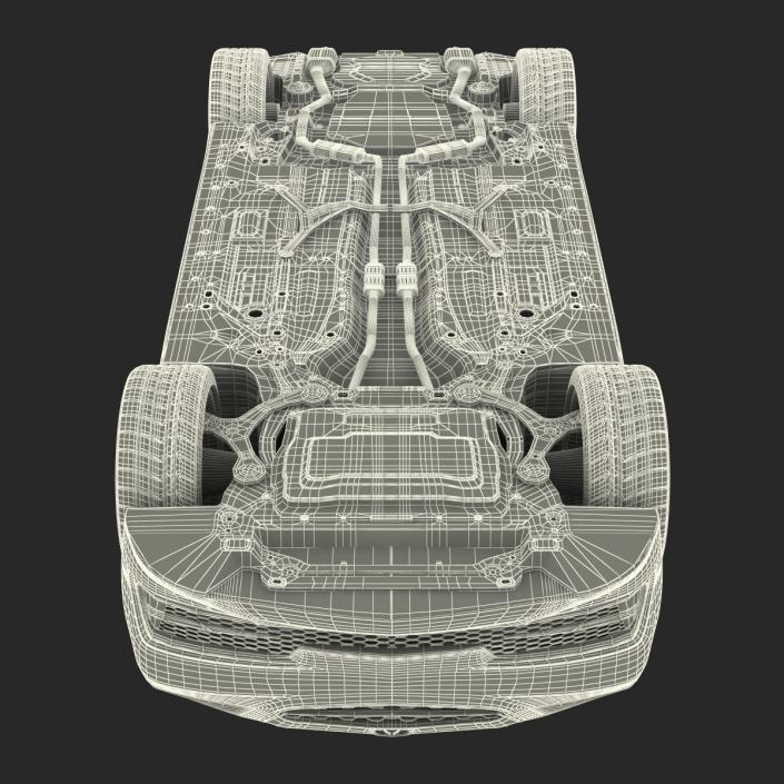 3D Acura TLX 2015 Rigged