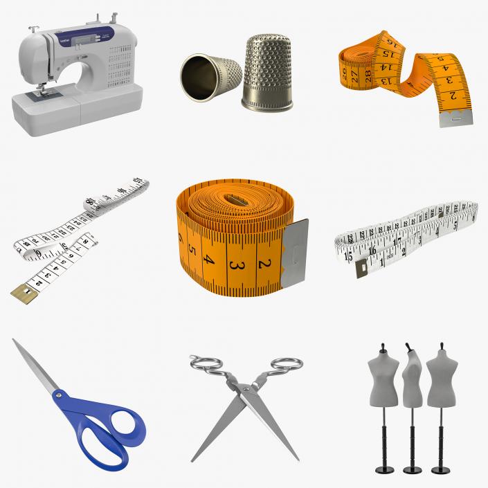 Sewing Collection 2 3D model