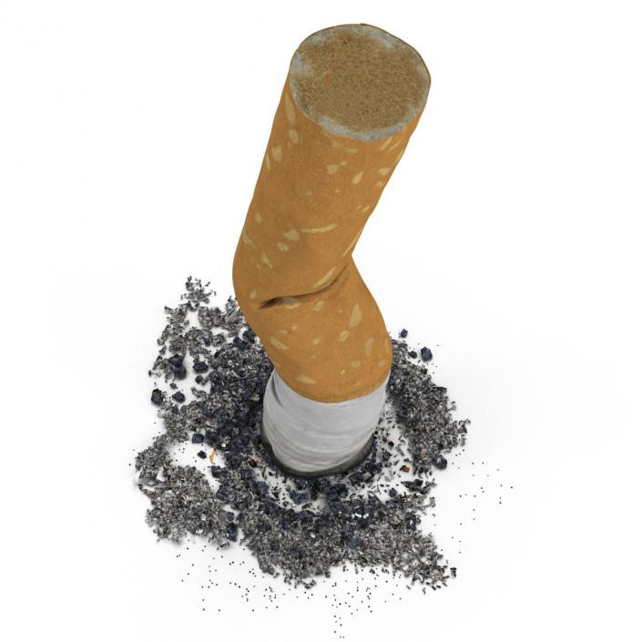 Snuffed Cigarette 3D