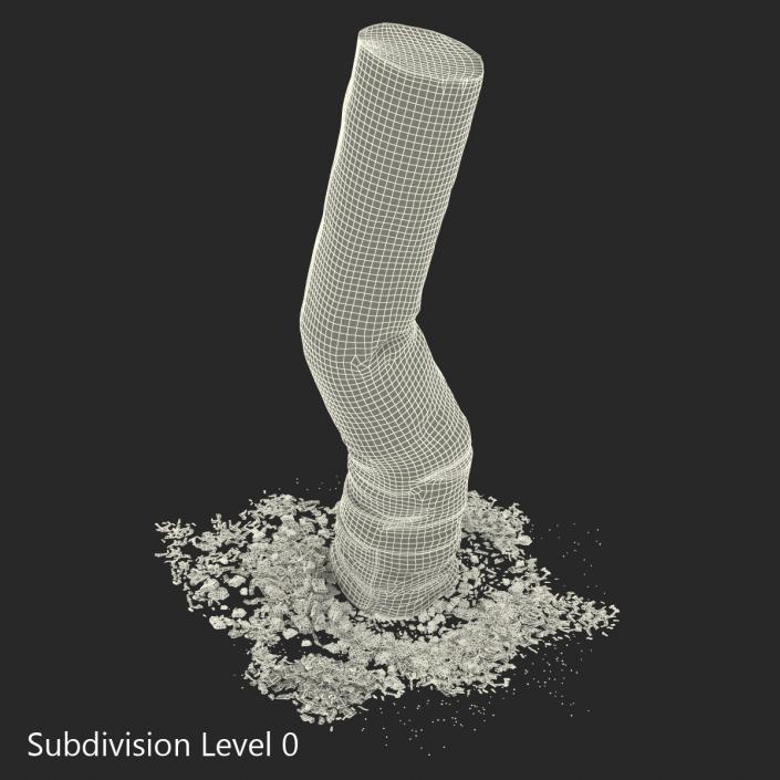 Snuffed Cigarette 3D