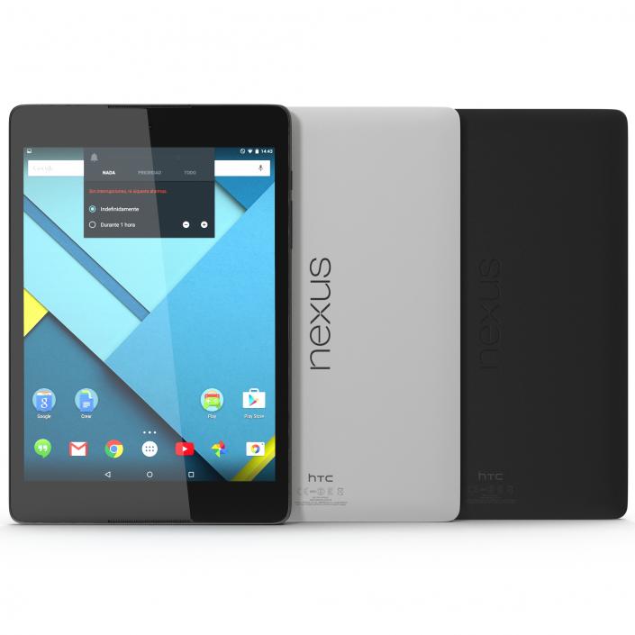 3D Google Nexus 9 Set model