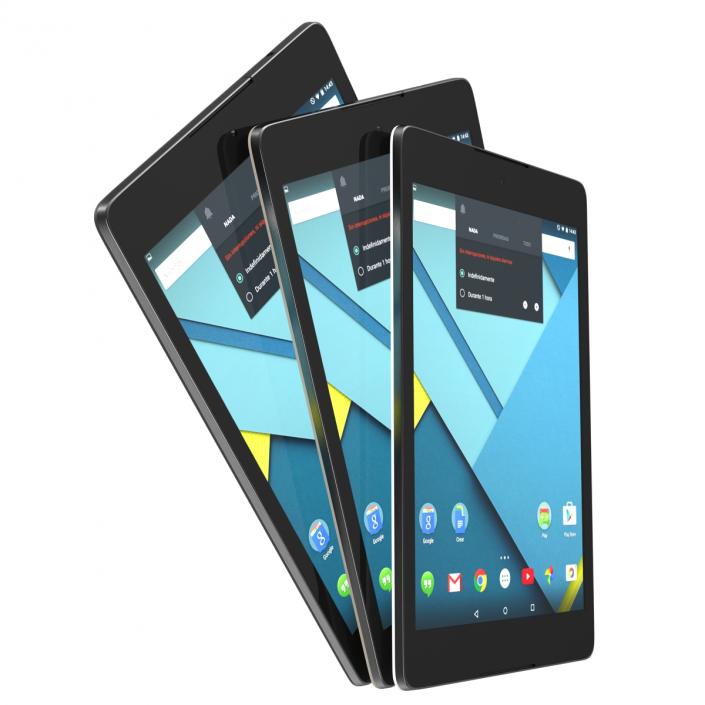 3D Google Nexus 9 Set model