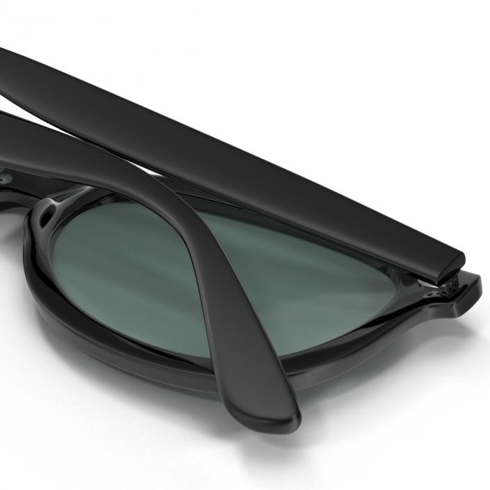 Sunglasses 2 Folded 3D model