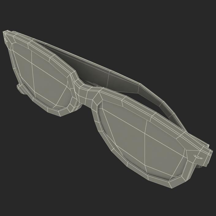Sunglasses 2 Folded 3D model