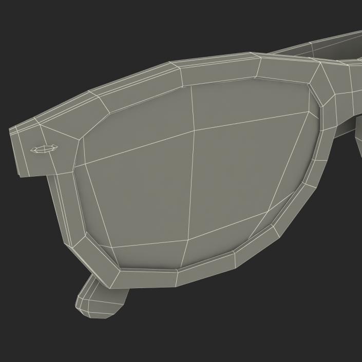 Sunglasses 2 Folded 3D model