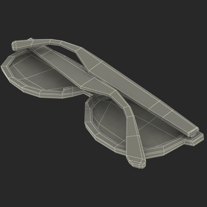 Sunglasses 2 Folded 3D model