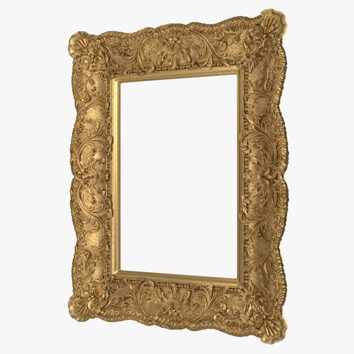 Gilt Painting Frame 3D model