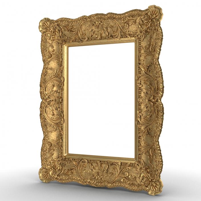 Gilt Painting Frame 3D model