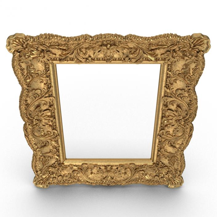 Gilt Painting Frame 3D model