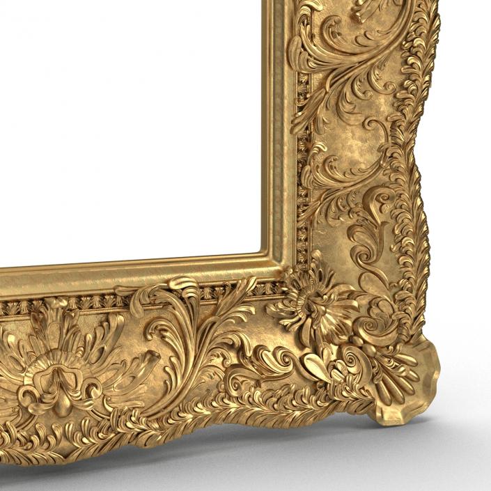 Gilt Painting Frame 3D model