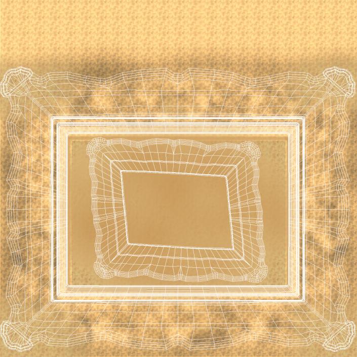 Gilt Painting Frame 3D model