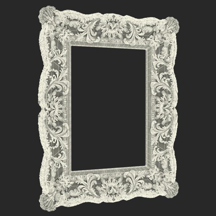 Gilt Painting Frame 3D model