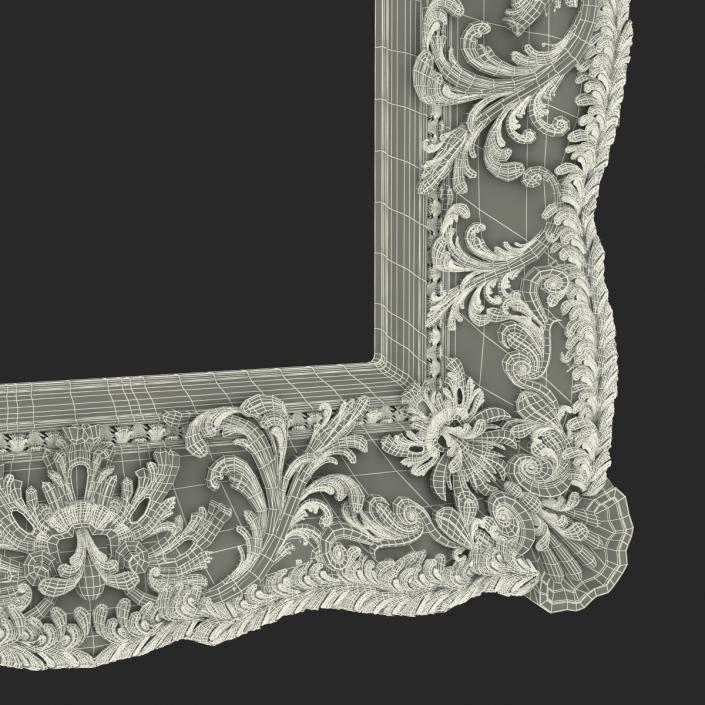 Gilt Painting Frame 3D model