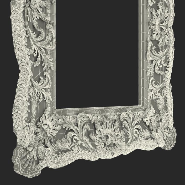 Gilt Painting Frame 3D model