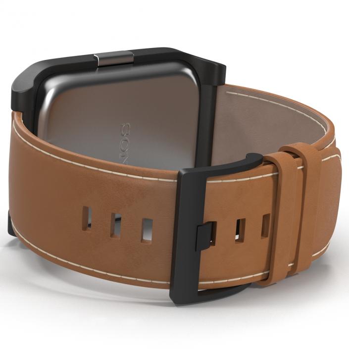 3D model Sony SmartWatch 3 Leather Band