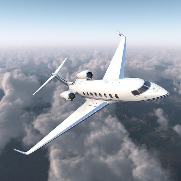 3D model Gulfstream G650