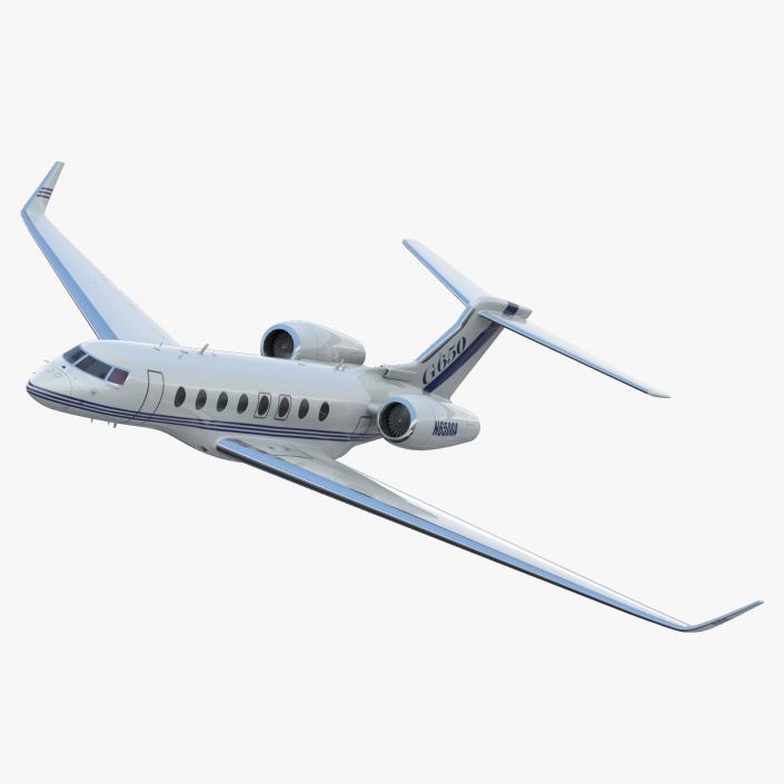 Gulfstream G650 Rigged 3D