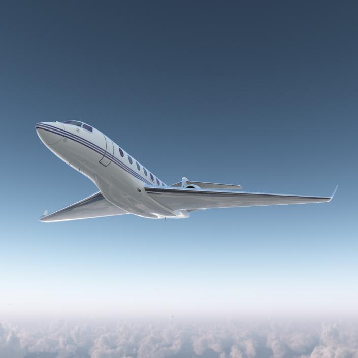 Gulfstream G650 Rigged 3D