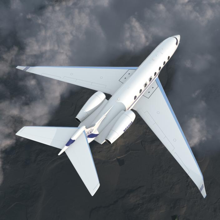 Gulfstream G650 Rigged 3D