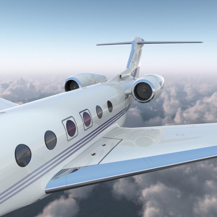 Gulfstream G650 Rigged 3D