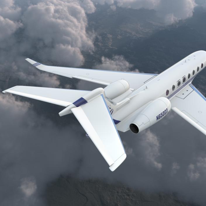 Gulfstream G650 Rigged 3D