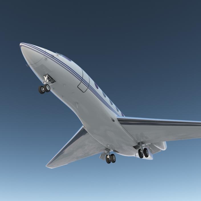 Gulfstream G650 Rigged 3D