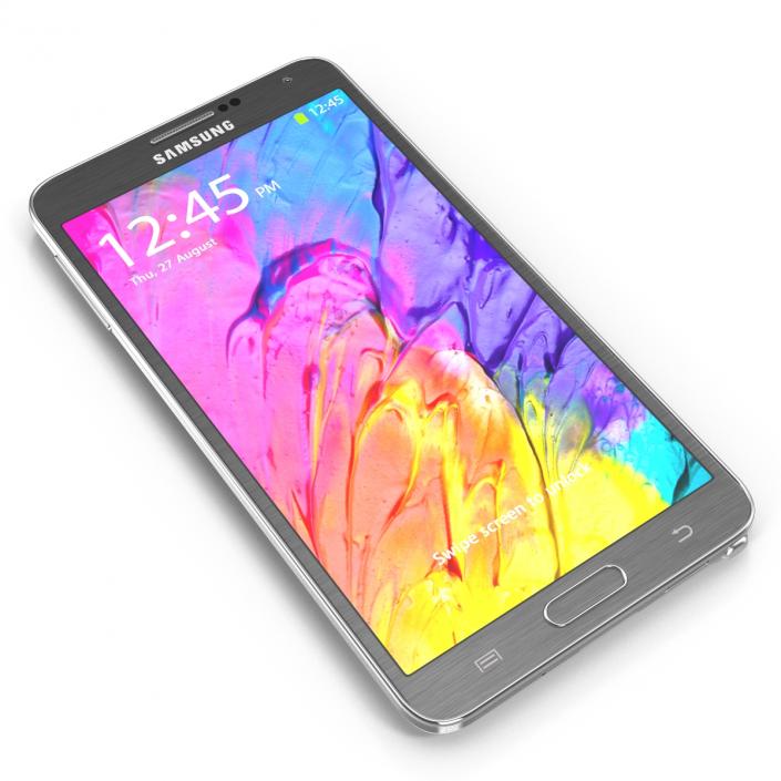 Samsung Galaxy Note 3 Black 3D