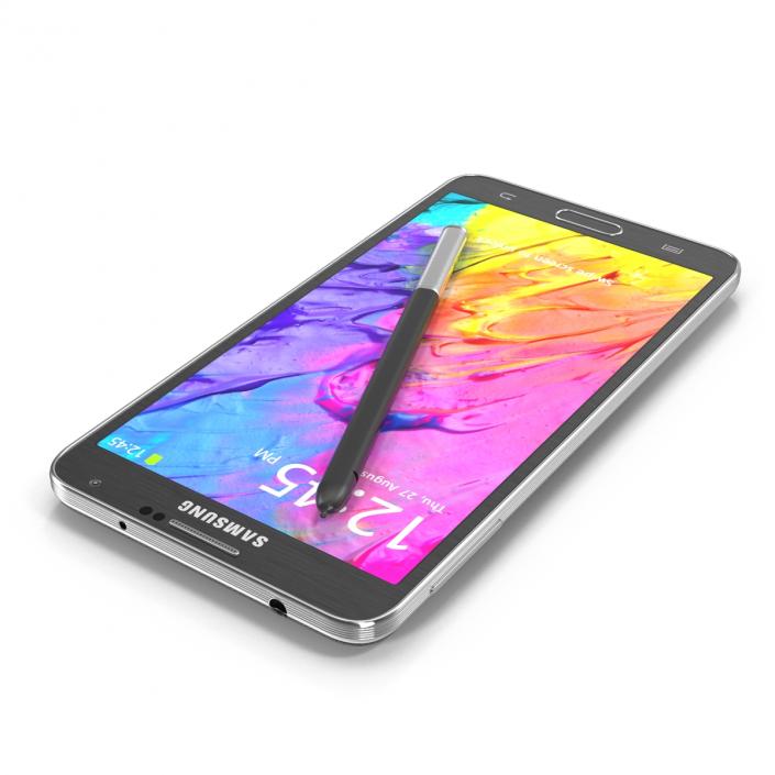 Samsung Galaxy Note 3 Black 3D