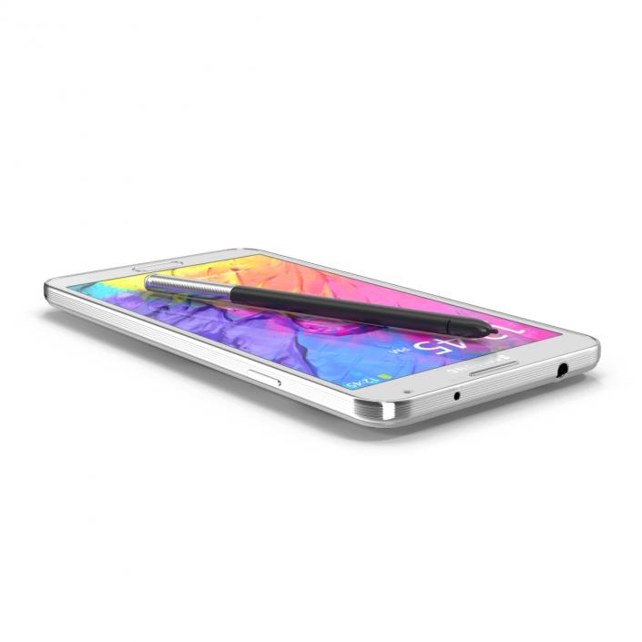 Samsung Galaxy Note 3 White 3D