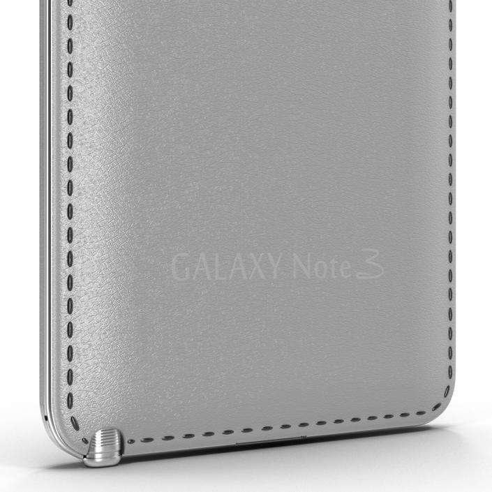 Samsung Galaxy Note 3 White 3D